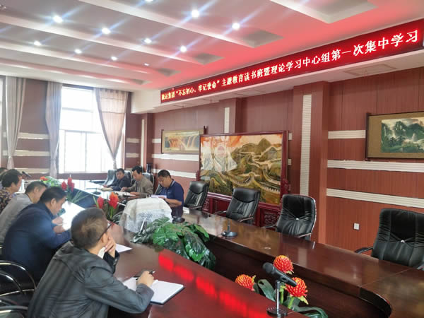 隴運(yùn)集團(tuán)公司召開“不忘初心、牢記使命”主題教育讀書班暨理論學(xué)習(xí)中心組第一次集中學(xué)習(xí)會議